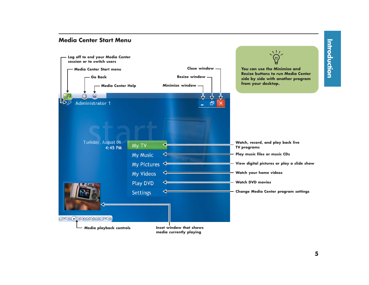 Intr oduction | HP Media Center m270 Desktop PC User Manual | Page 9 / 86
