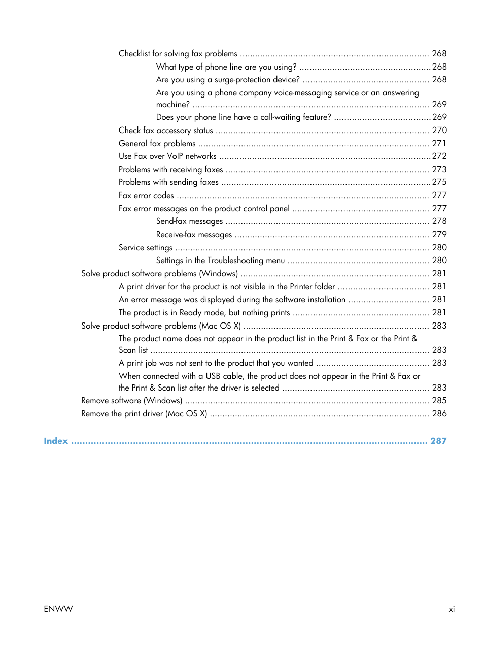 HP LaserJet Enterprise 500 Color MFP M575 User Manual | Page 13 / 308