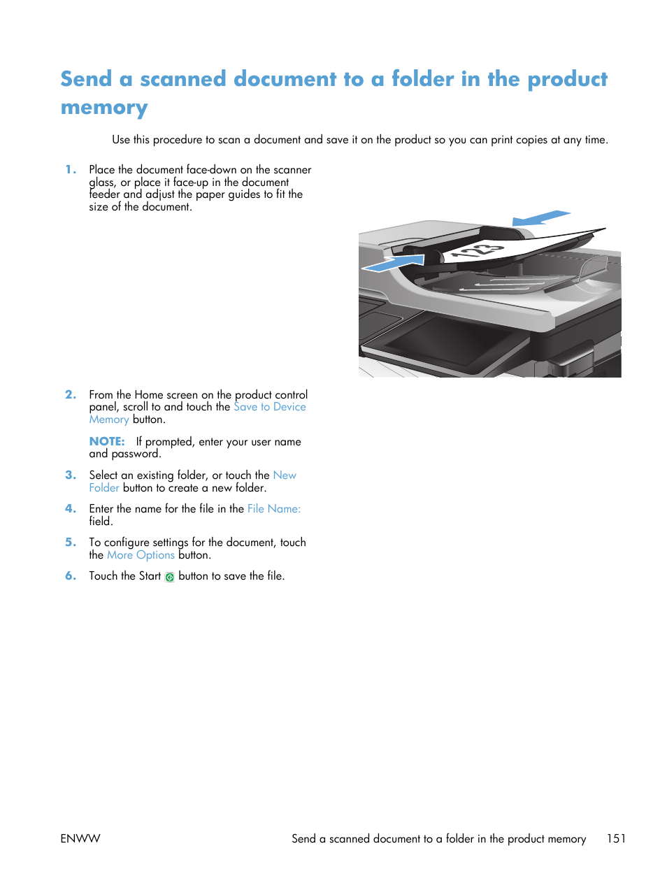 HP LaserJet Enterprise 500 Color MFP M575 User Manual | Page 165 / 308
