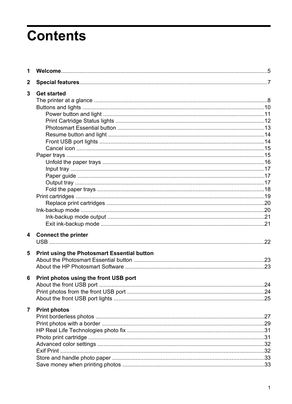 HP Deskjet D4268 Printer User Manual | Page 3 / 116