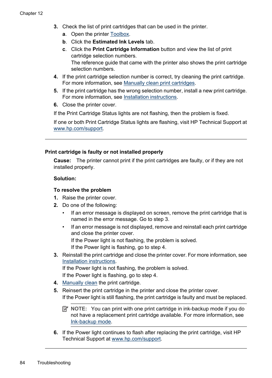 HP Deskjet D4268 Printer User Manual | Page 86 / 116