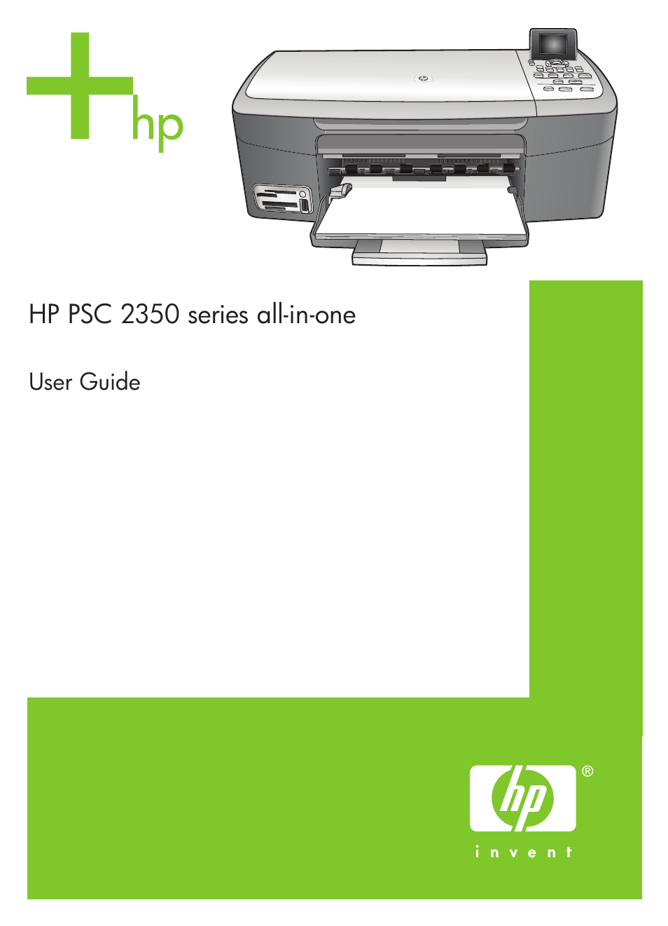 HP PSC 2350 All-in-One Printer User Manual | 136 pages