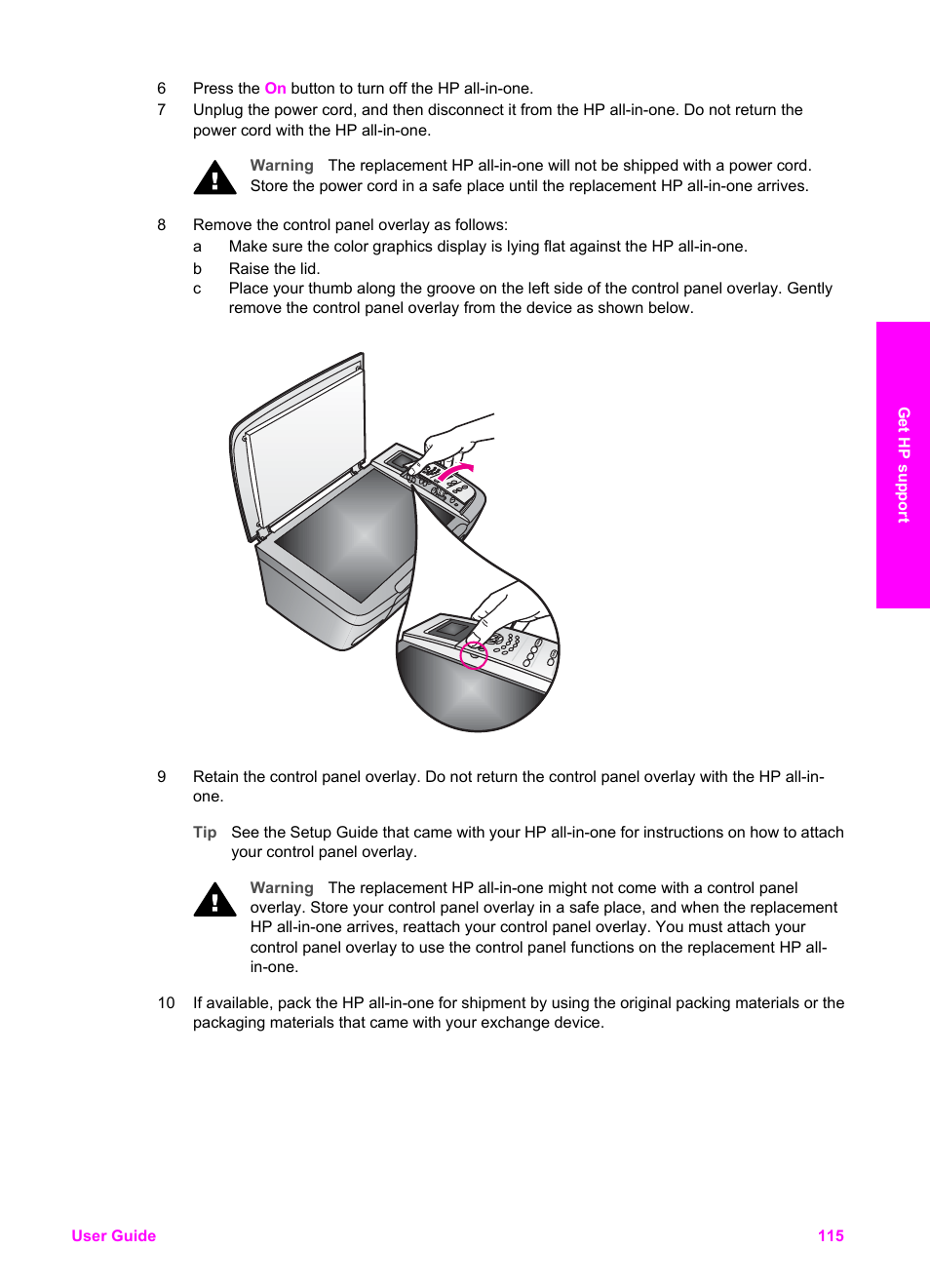 HP PSC 2350 All-in-One Printer User Manual | Page 118 / 136