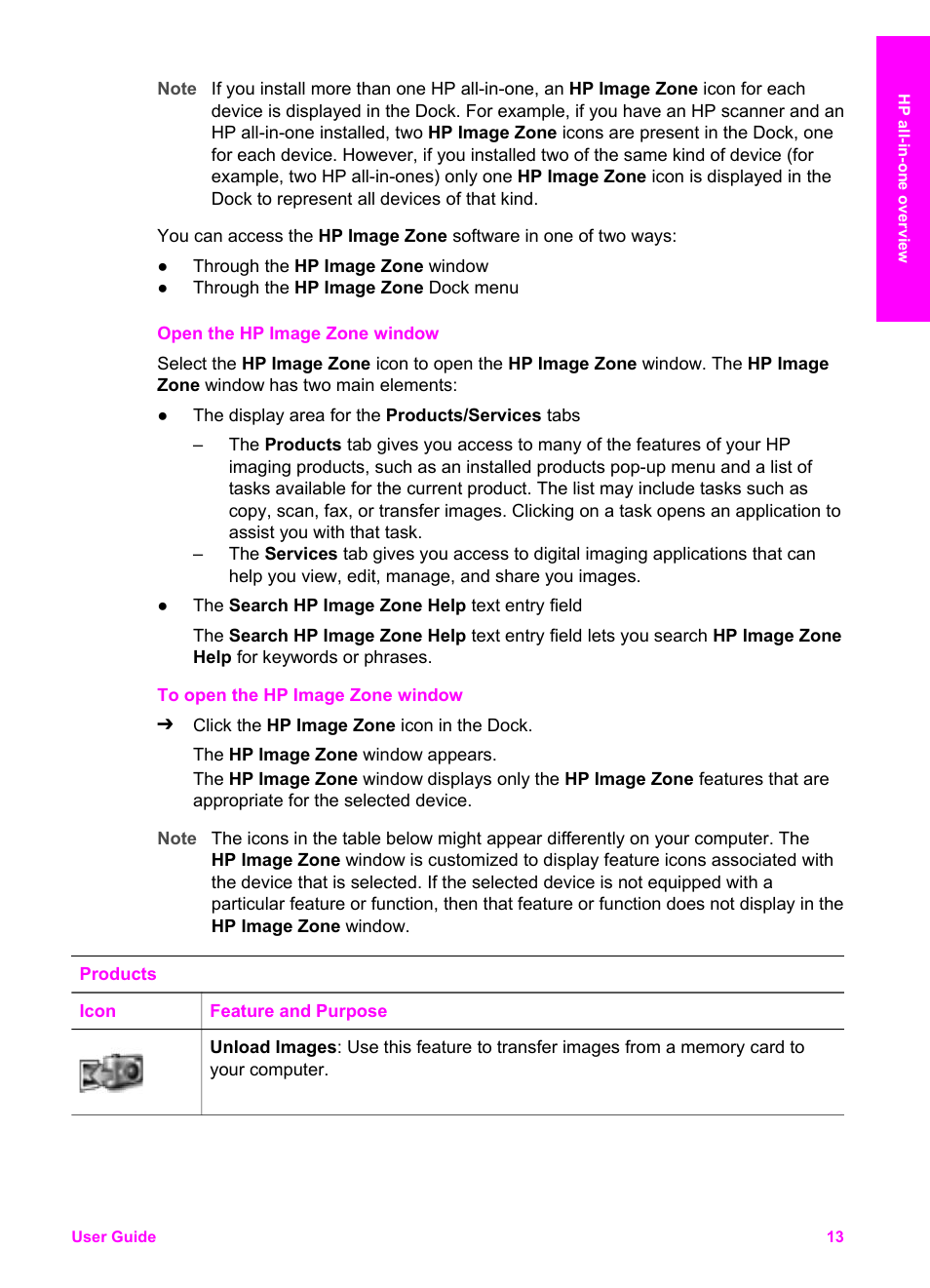 Open the hp image zone window | HP PSC 2350 All-in-One Printer User Manual | Page 16 / 136