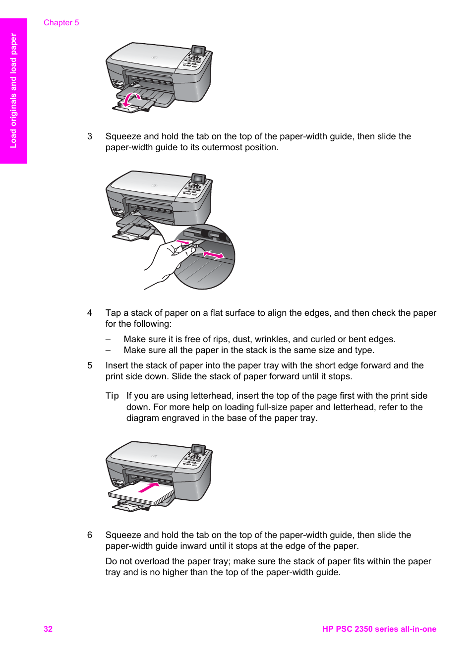 HP PSC 2350 All-in-One Printer User Manual | Page 35 / 136