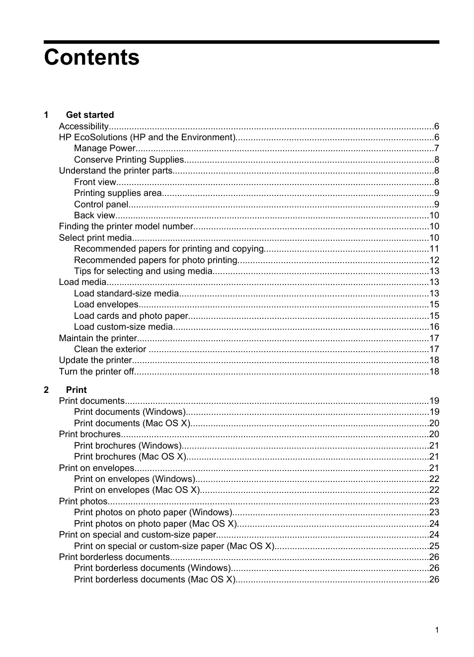 HP Officejet 6100 User Manual | Page 5 / 138
