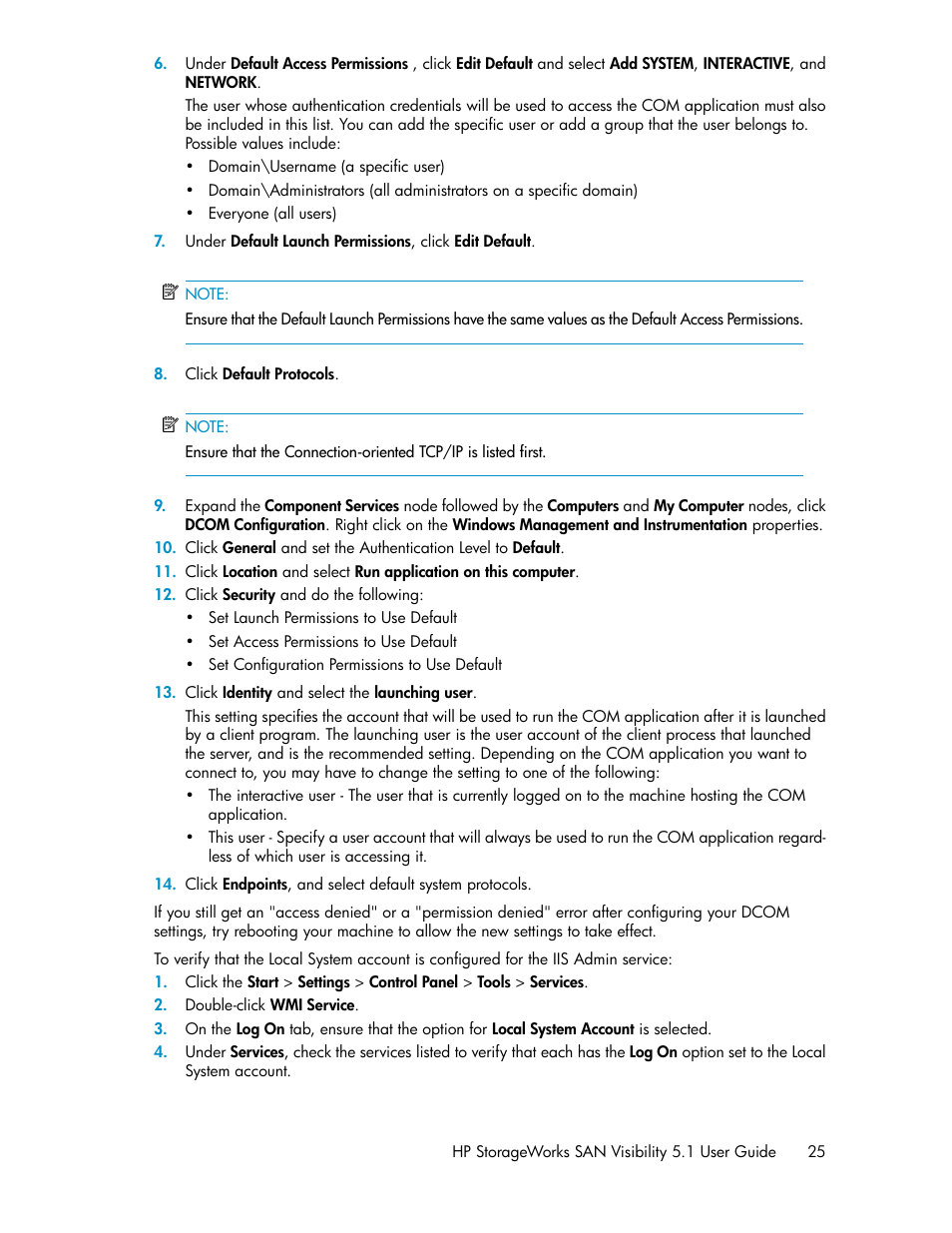 HP SAN User Manual | Page 25 / 64