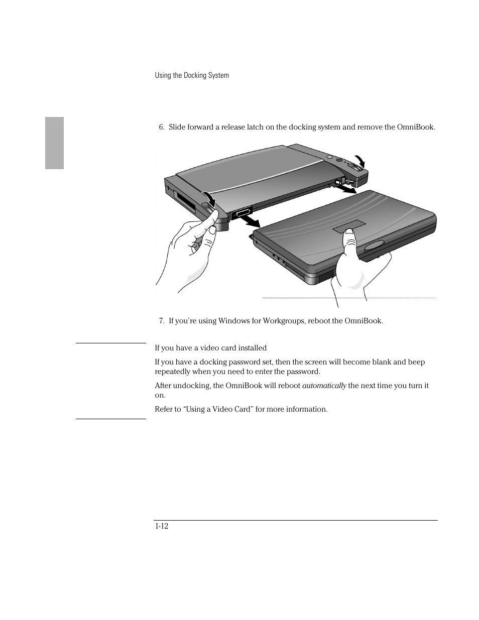 HP OmniBook 800 Notebook PC User Manual | Page 12 / 44