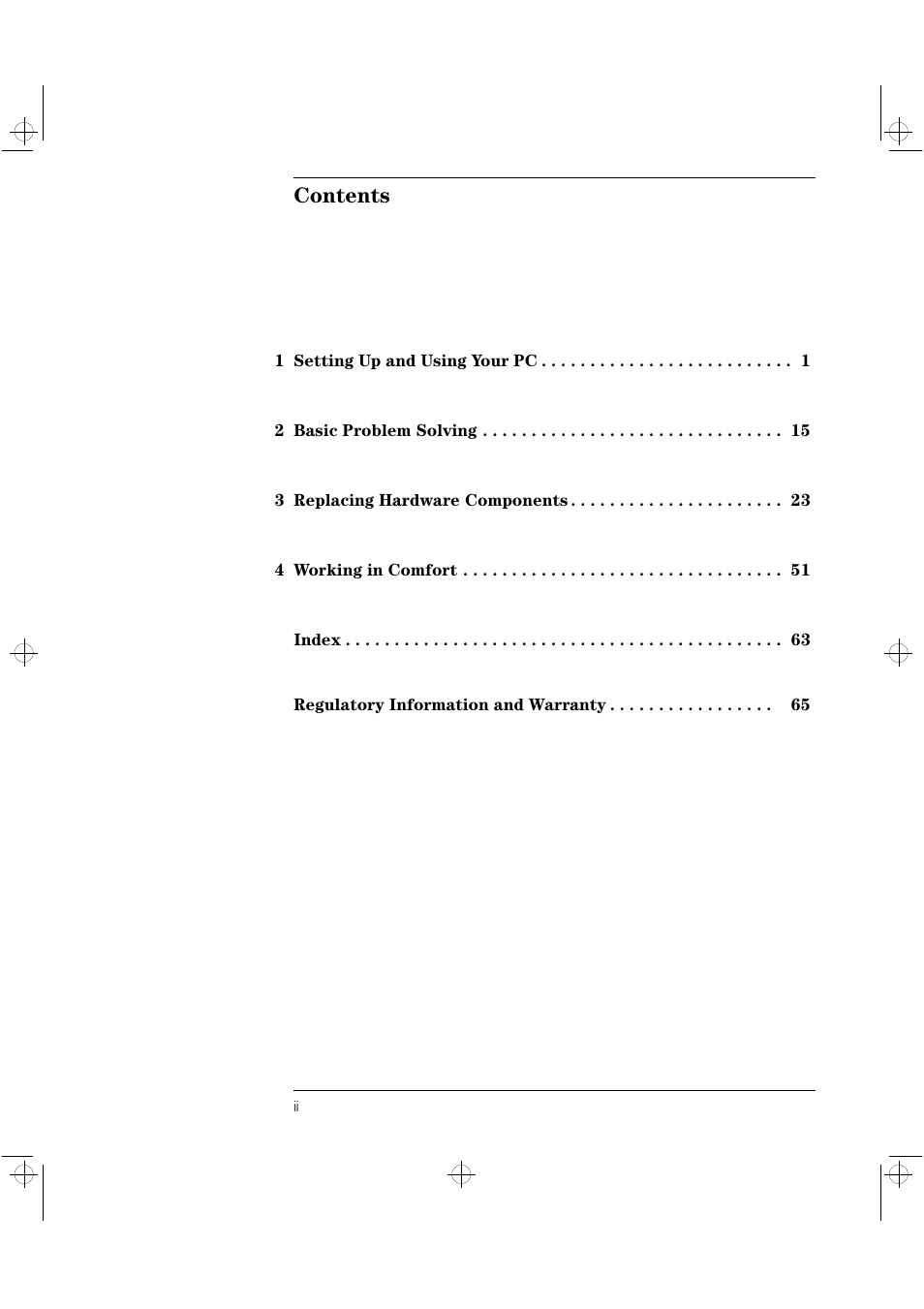 HP Vectra VLi8 User Manual | Page 4 / 78