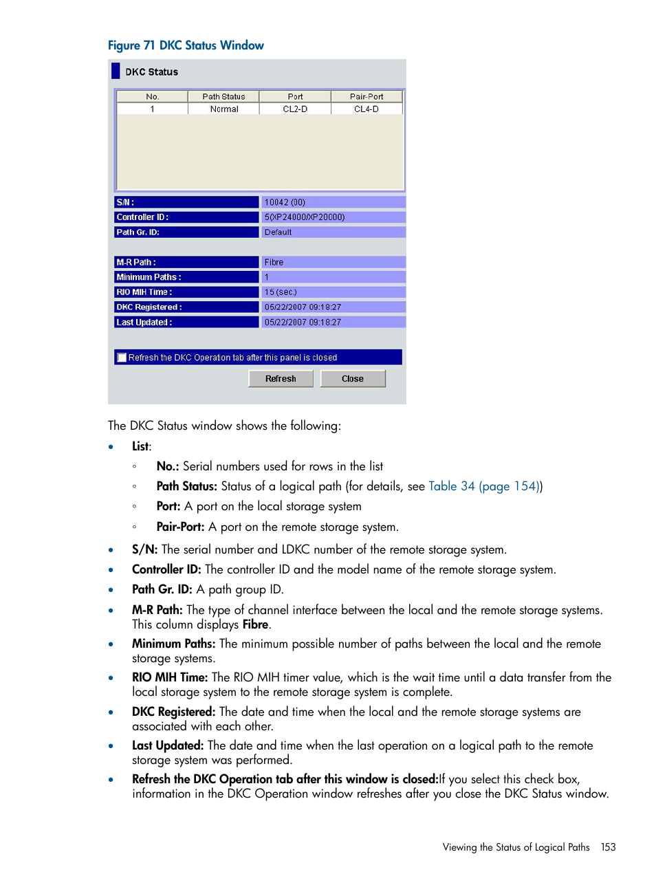 HP StorageWorks XP Remote Web Console Software User Manual | Page 153 / 245