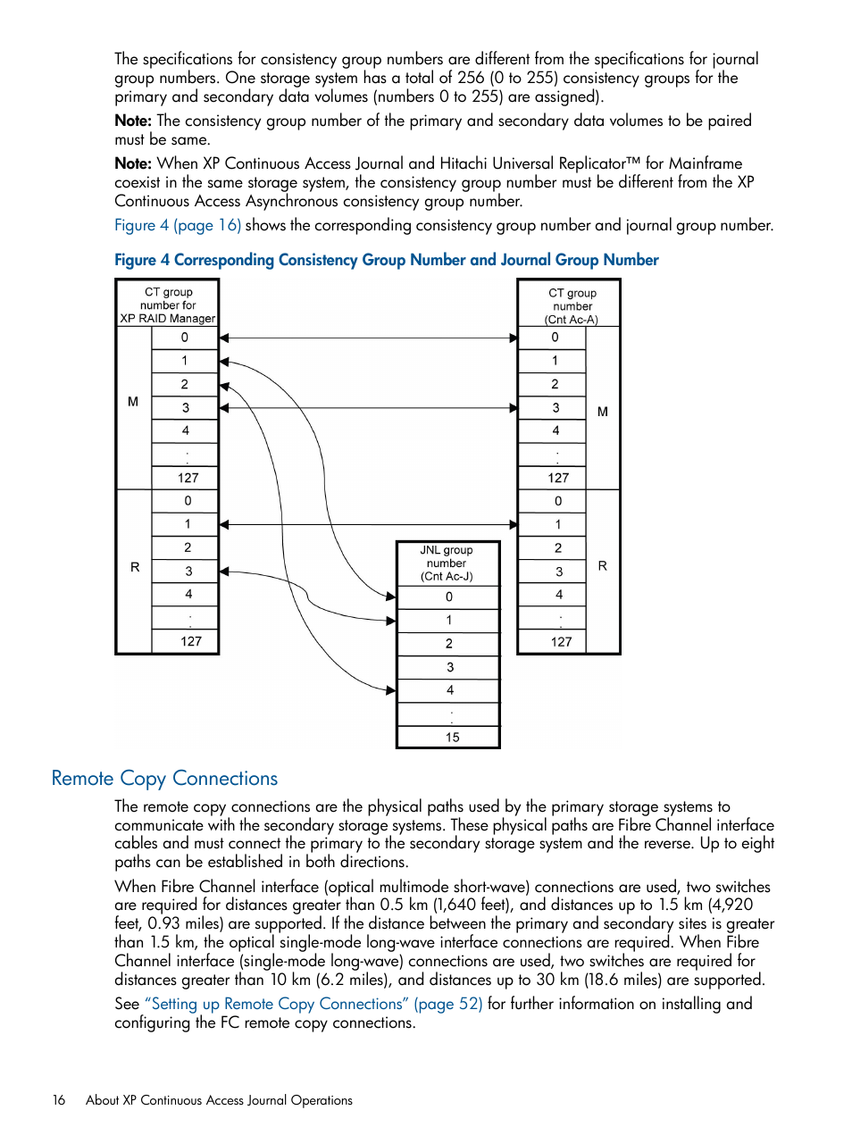 Remote copy connections | HP StorageWorks XP Remote Web Console Software User Manual | Page 16 / 245