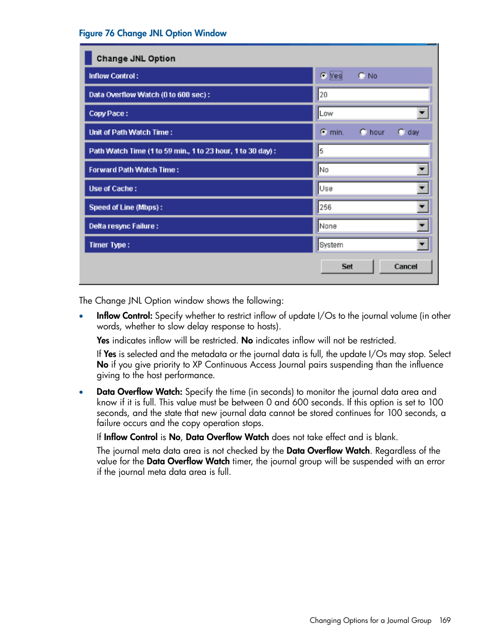 HP StorageWorks XP Remote Web Console Software User Manual | Page 169 / 245