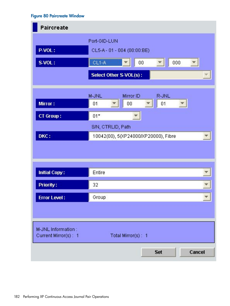 HP StorageWorks XP Remote Web Console Software User Manual | Page 182 / 245