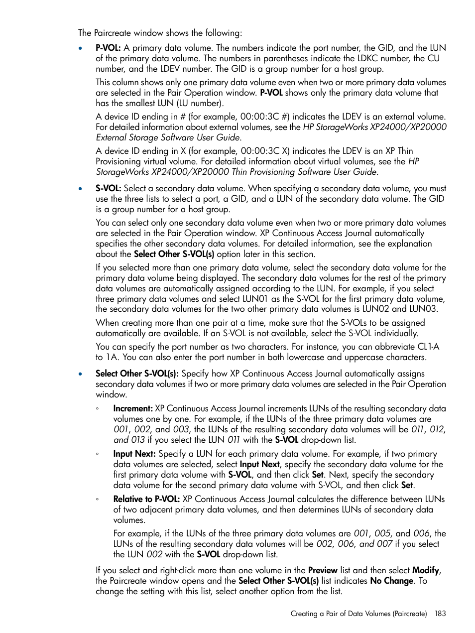 HP StorageWorks XP Remote Web Console Software User Manual | Page 183 / 245