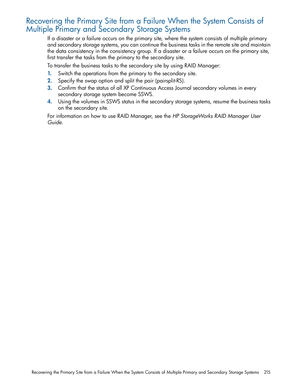HP StorageWorks XP Remote Web Console Software User Manual | Page 215 / 245