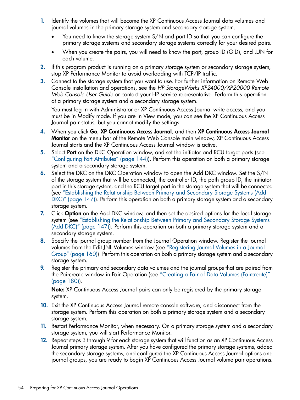 HP StorageWorks XP Remote Web Console Software User Manual | Page 54 / 245
