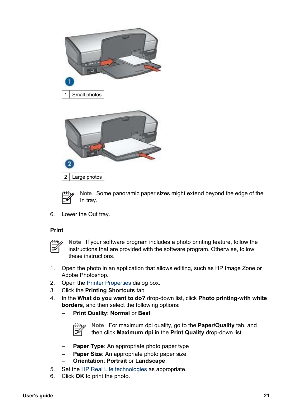 HP Deskjet 5943 Photo Printer User Manual | Page 23 / 102