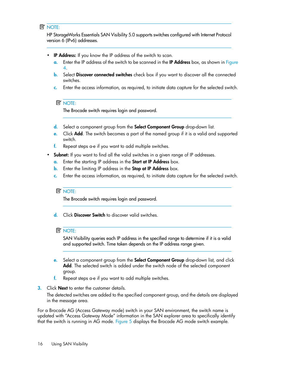 HP SAN User Manual | Page 16 / 58