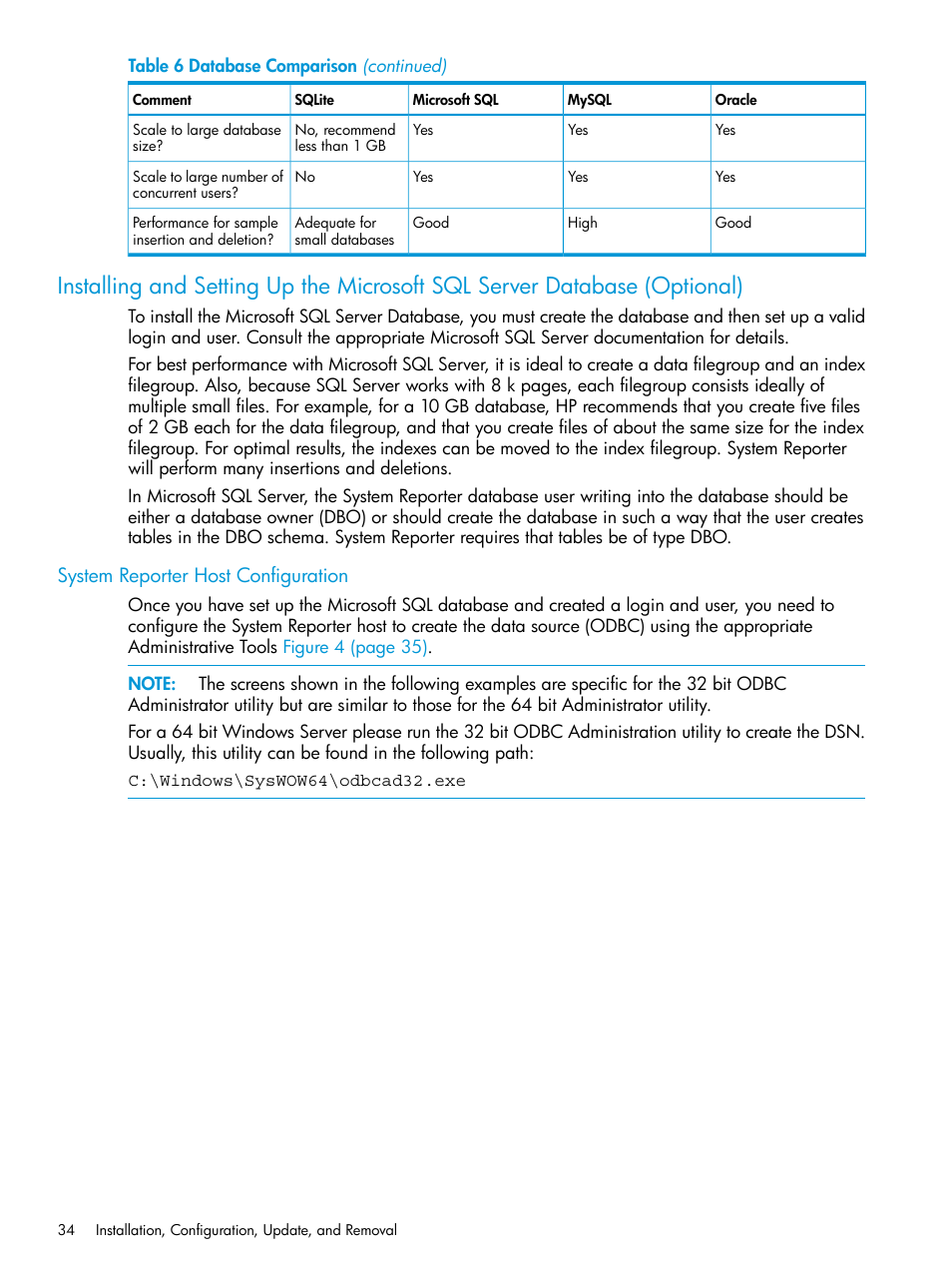 System reporter host configuration | HP 3PAR System Reporter Software User Manual | Page 34 / 239