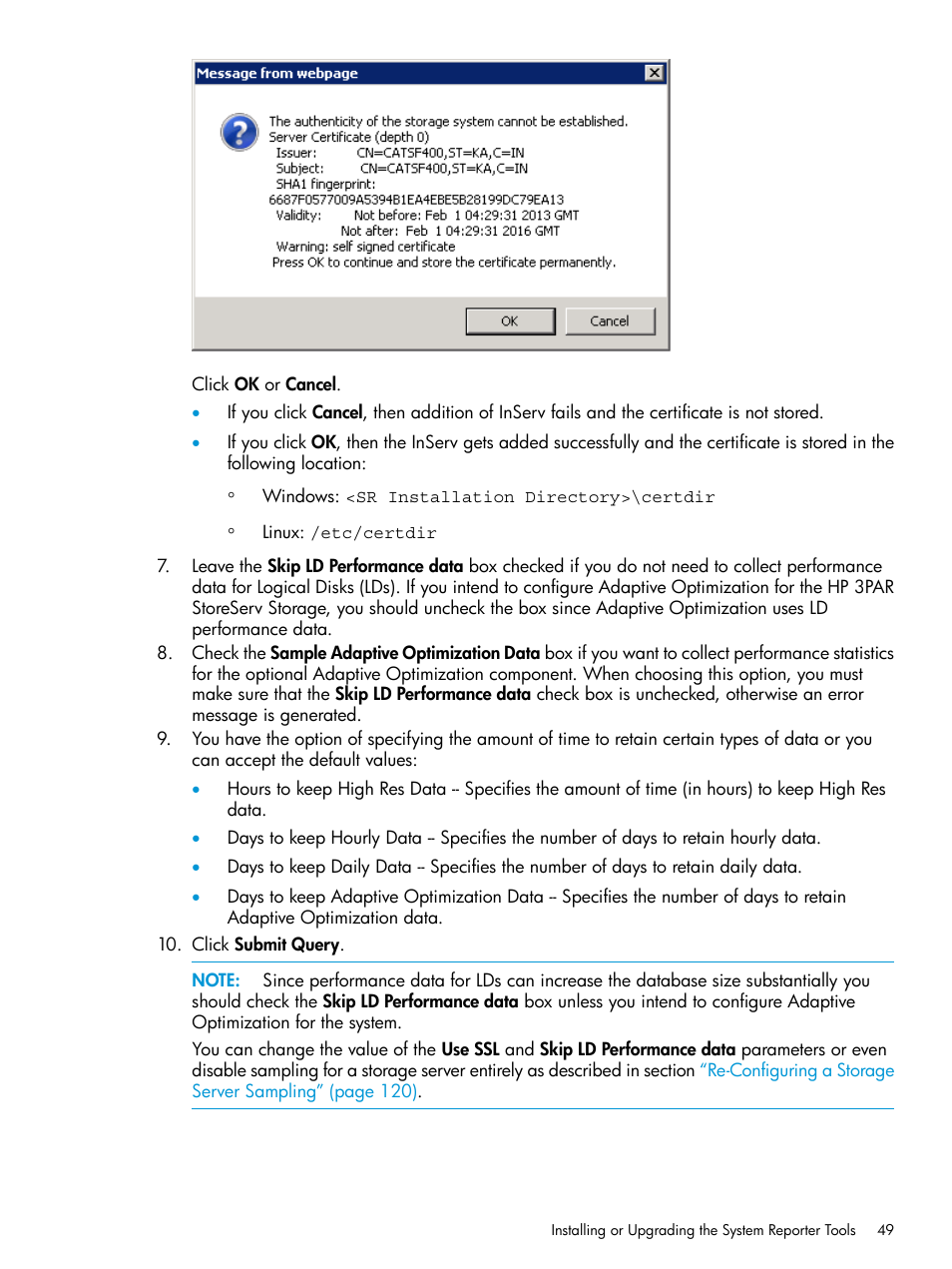 HP 3PAR System Reporter Software User Manual | Page 49 / 239