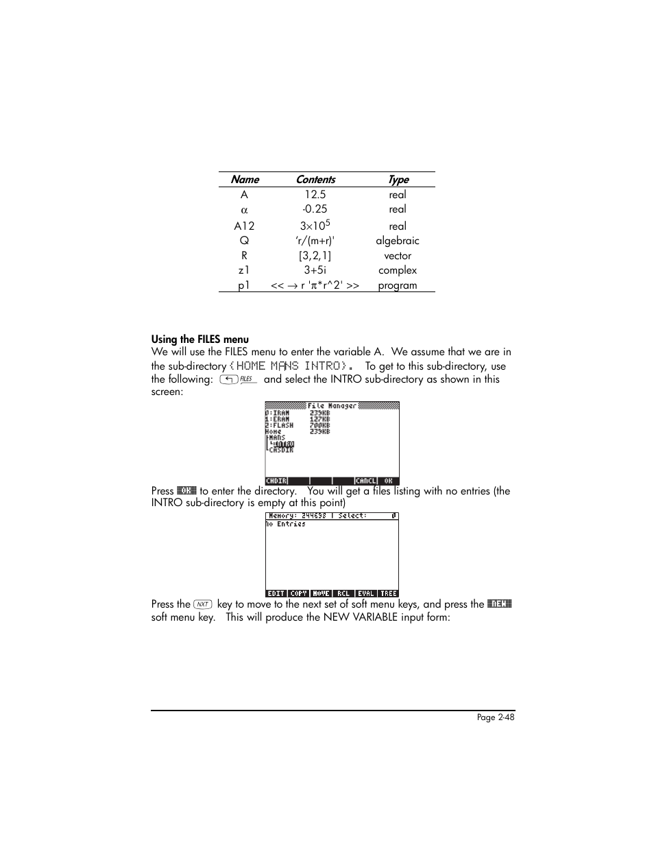 HP 50g Graphing Calculator User Manual | Page 108 / 887