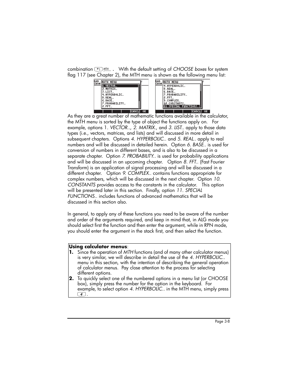 HP 50g Graphing Calculator User Manual | Page 138 / 887