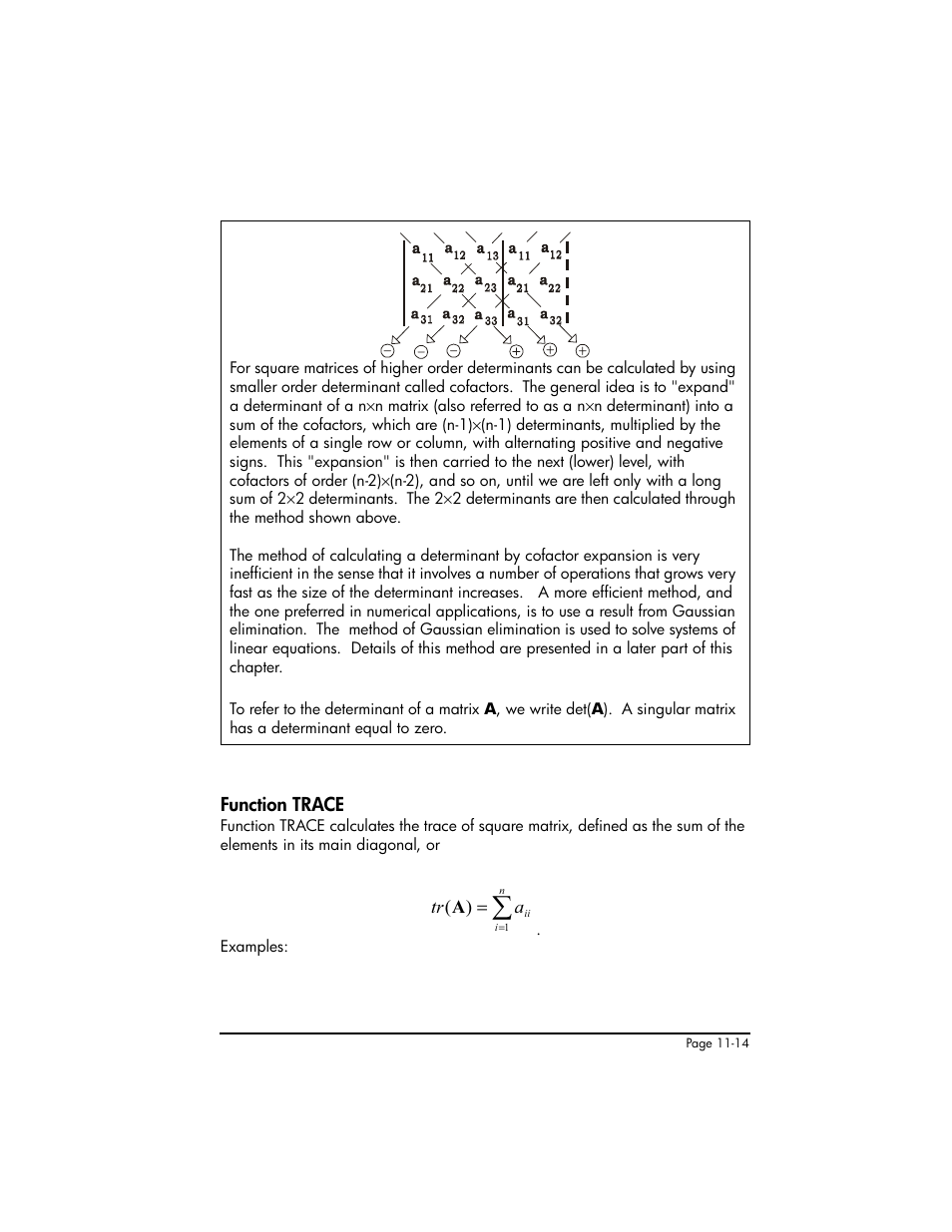 Function trace, Function trace ,11-14 | HP 50g Graphing Calculator User Manual | Page 341 / 887