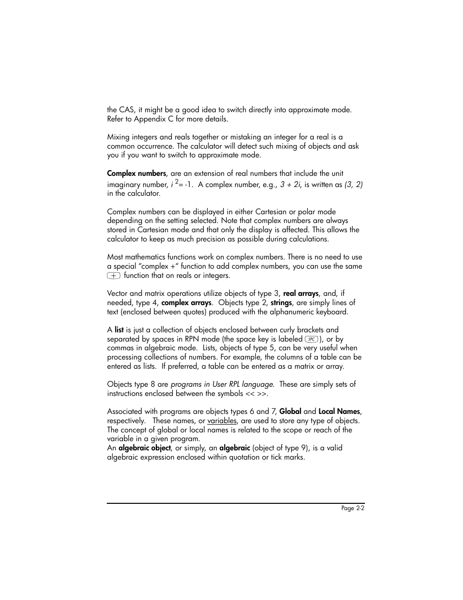 HP 50g Graphing Calculator User Manual | Page 62 / 887
