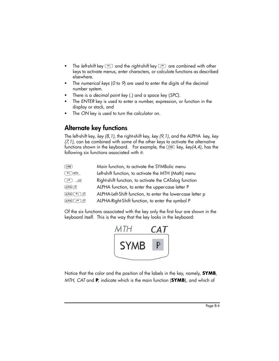 Alternate key functions | HP 50g Graphing Calculator User Manual | Page 802 / 887
