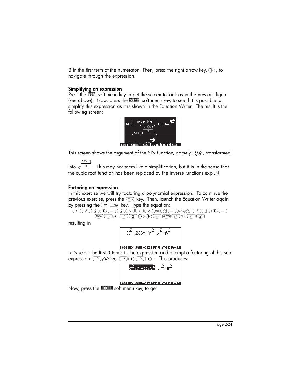HP 50g Graphing Calculator User Manual | Page 84 / 887