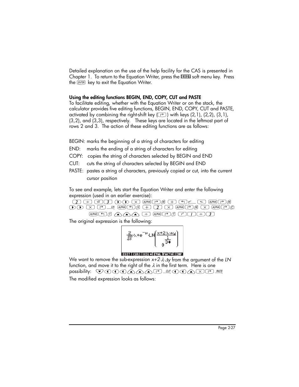 HP 50g Graphing Calculator User Manual | Page 87 / 887