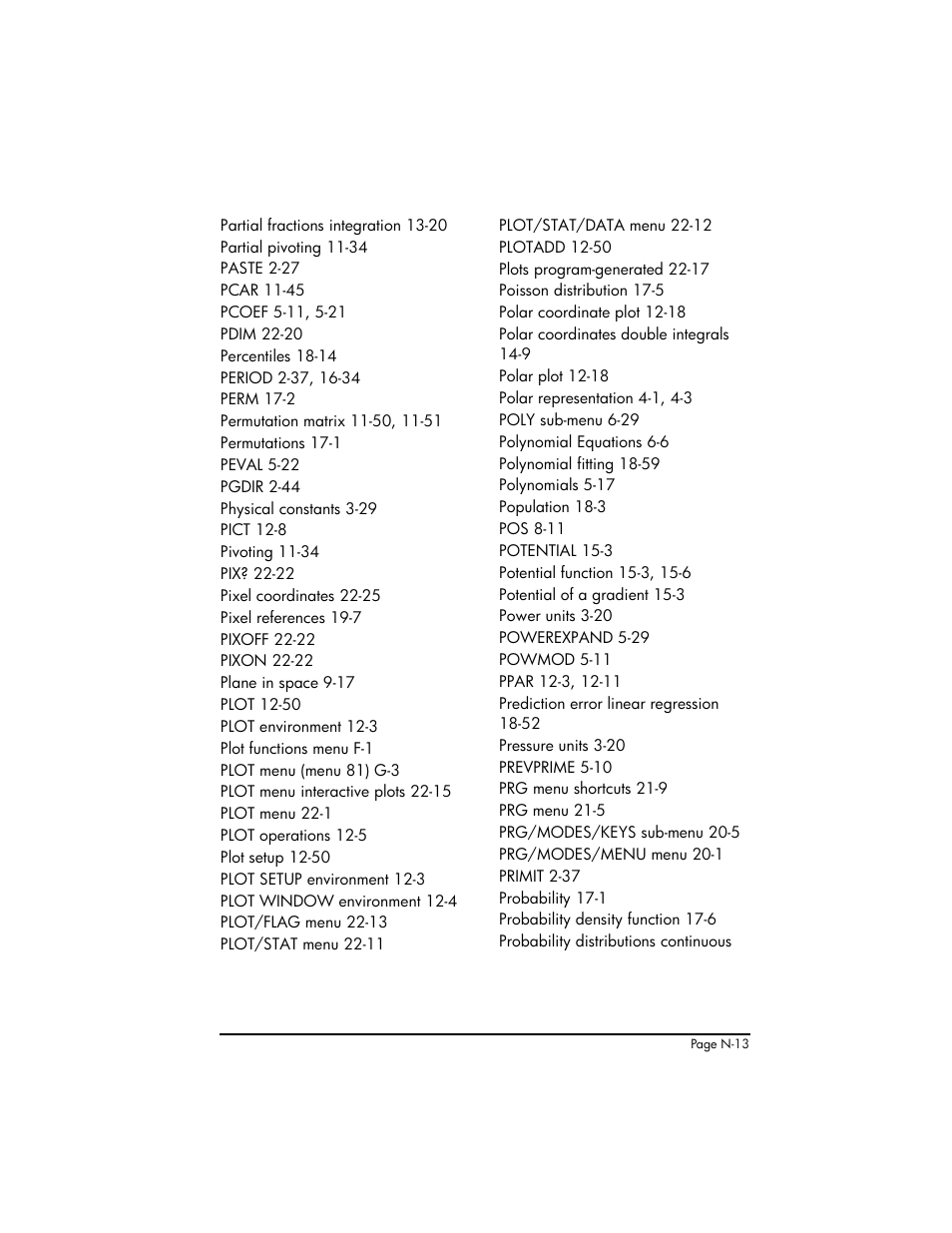 HP 50g Graphing Calculator User Manual | Page 874 / 887