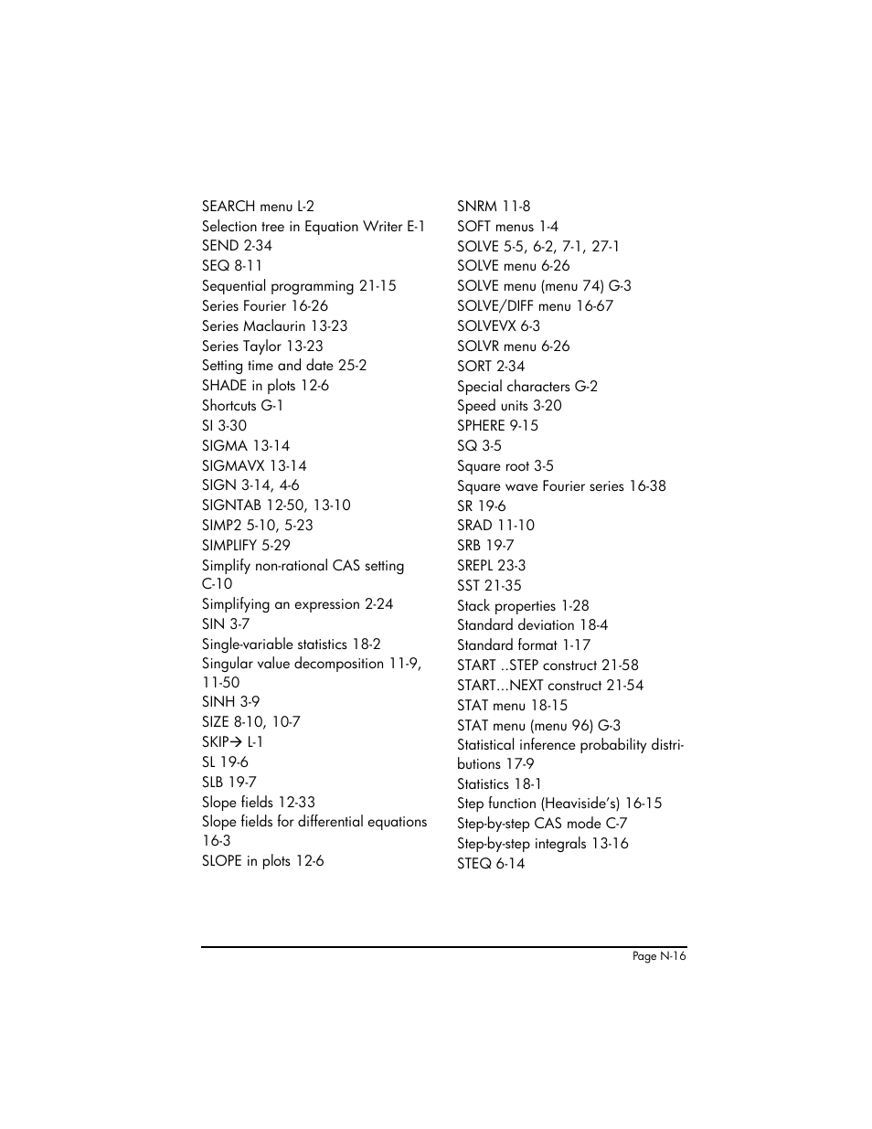 HP 50g Graphing Calculator User Manual | Page 877 / 887