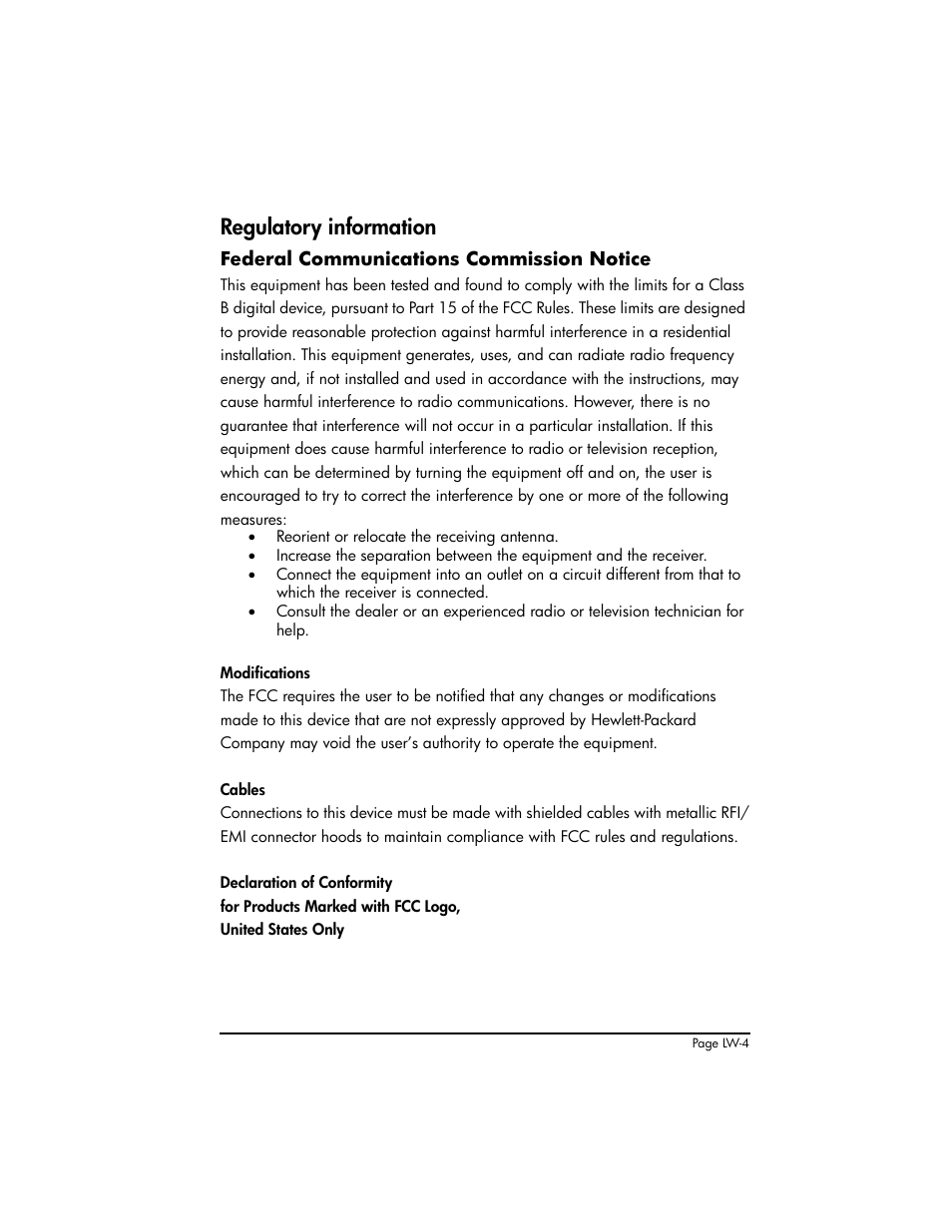 Regulatory information | HP 50g Graphing Calculator User Manual | Page 885 / 887