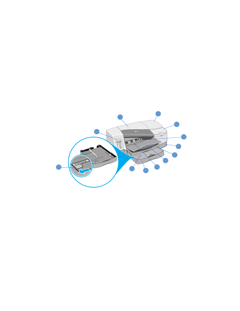 Setting up, Understanding printer parts, Understanding printer parts -1 | HP Business Inkjet 2600 Printer series User Manual | Page 11 / 142