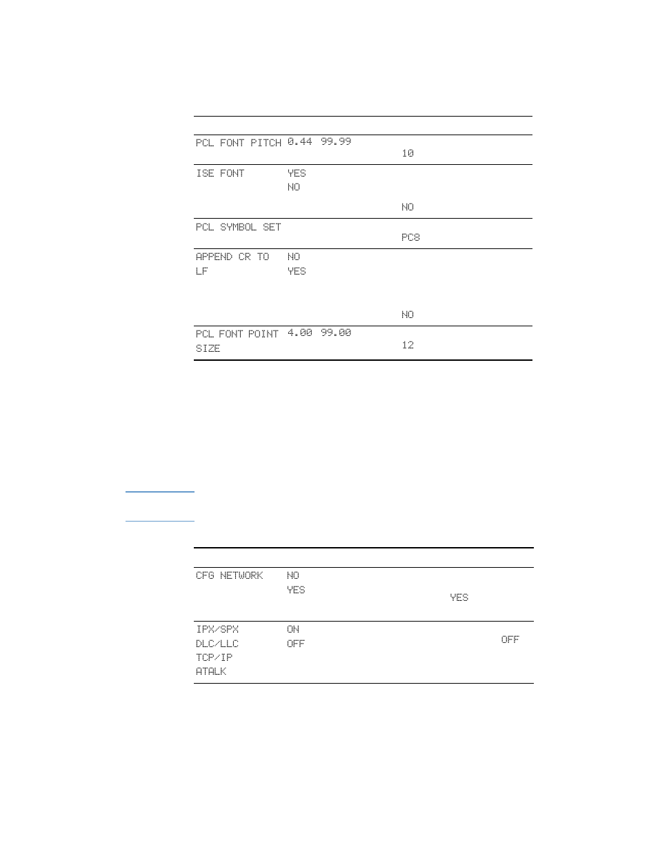 Eio menu, Eio menu -7 | HP Business Inkjet 2600 Printer series User Manual | Page 47 / 142