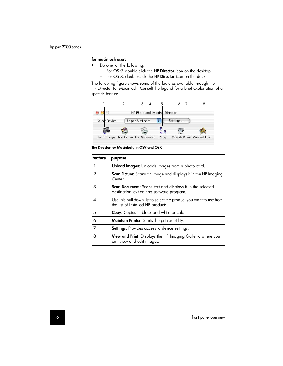 HP PSC 2210xi All-in-One Printer User Manual | Page 12 / 96