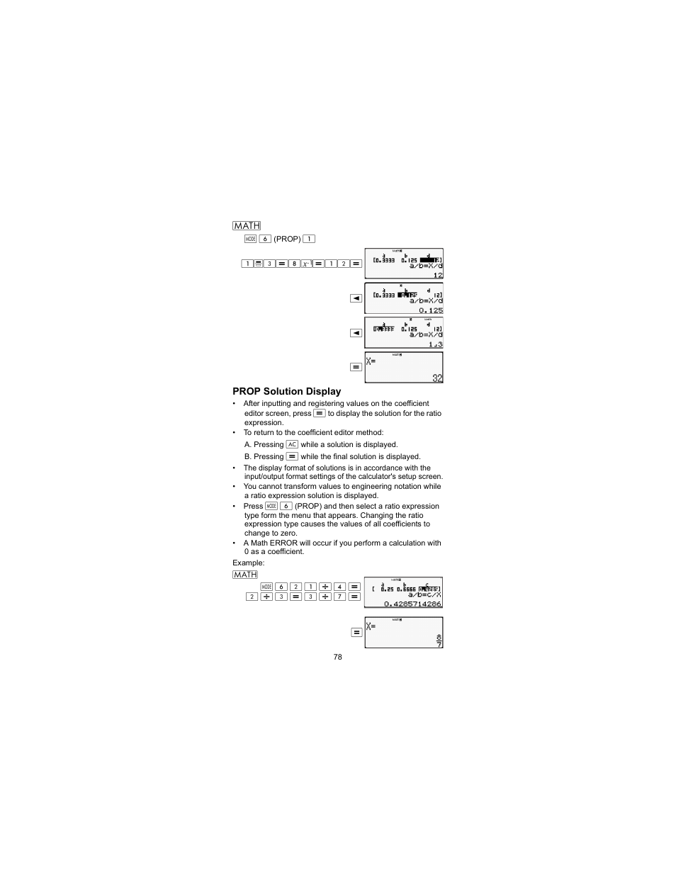 Prop solution display | HP 300s Scientific Calculator User Manual | Page 84 / 95