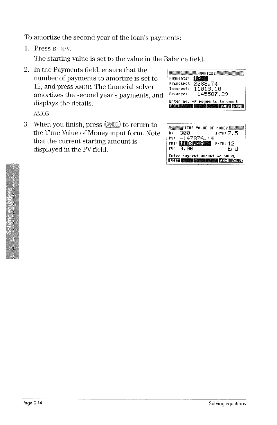 Amor | HP 49g Graphing Calculator User Manual | Page 144 / 242