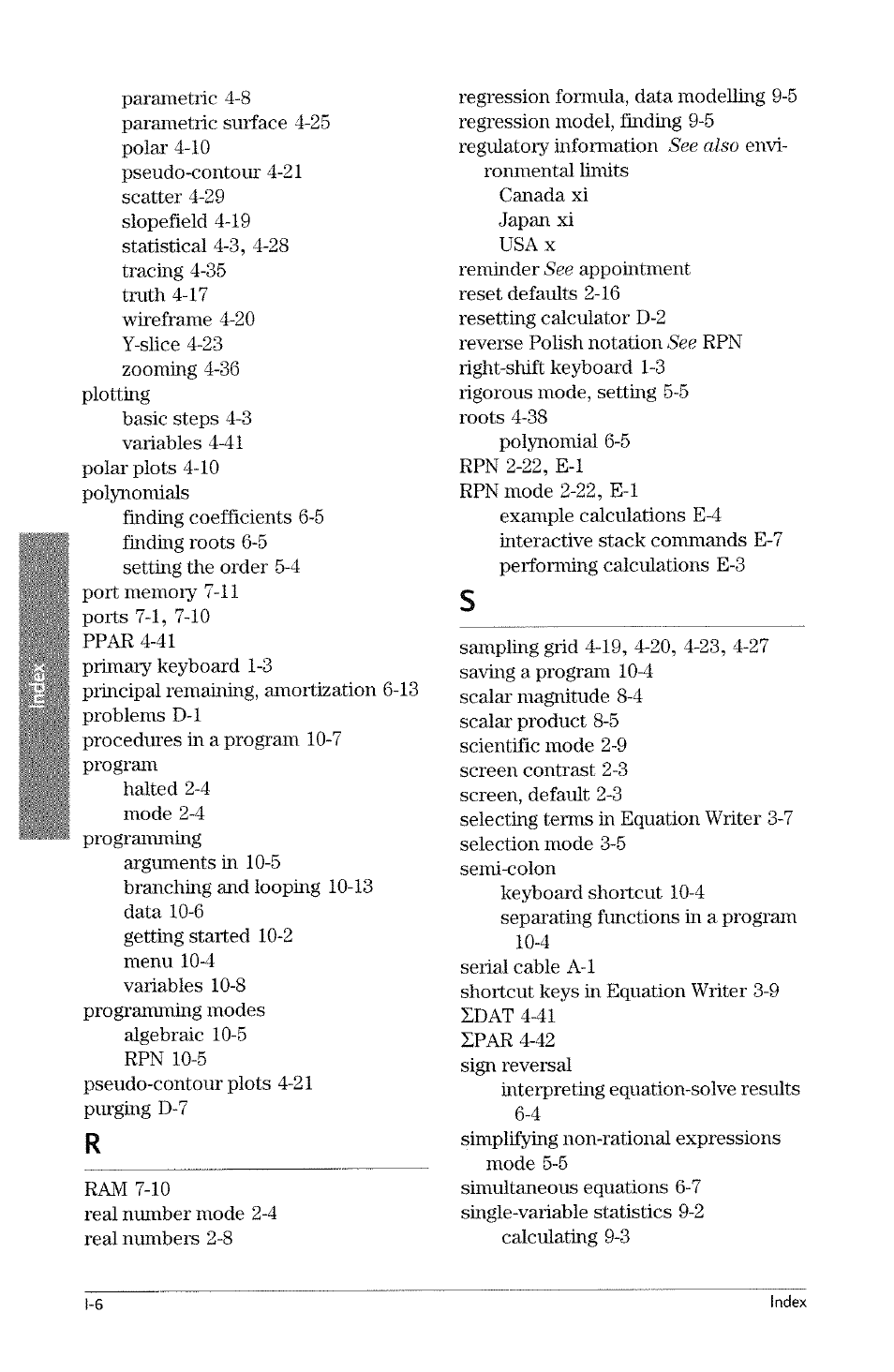 HP 49g Graphing Calculator User Manual | Page 238 / 242