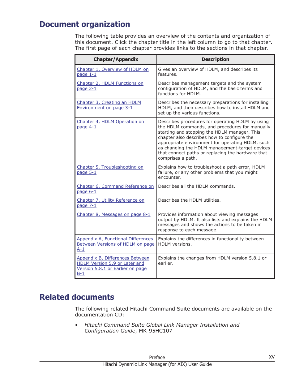 Document organization, Related documents | HP XP Racks User Manual | Page 15 / 504