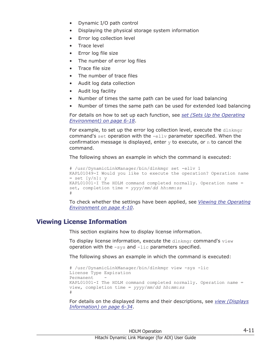 Viewing license information, Viewing license information -11 | HP XP Racks User Manual | Page 187 / 504