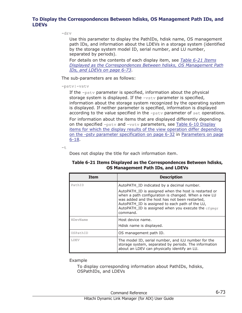 And ldevs -73 | HP XP Racks User Manual | Page 289 / 504