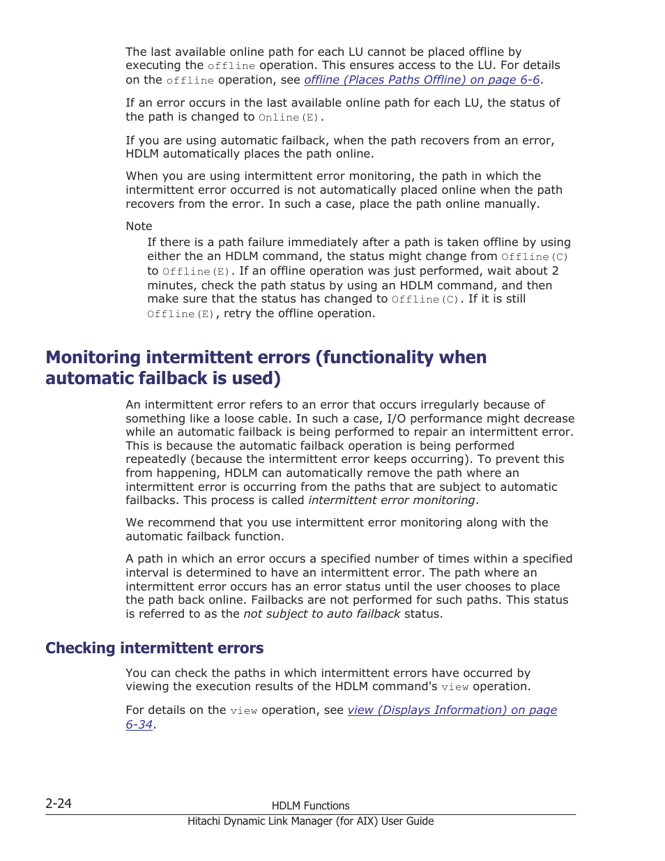Checking intermittent errors, Checking intermittent errors -24 | HP XP Racks User Manual | Page 46 / 504