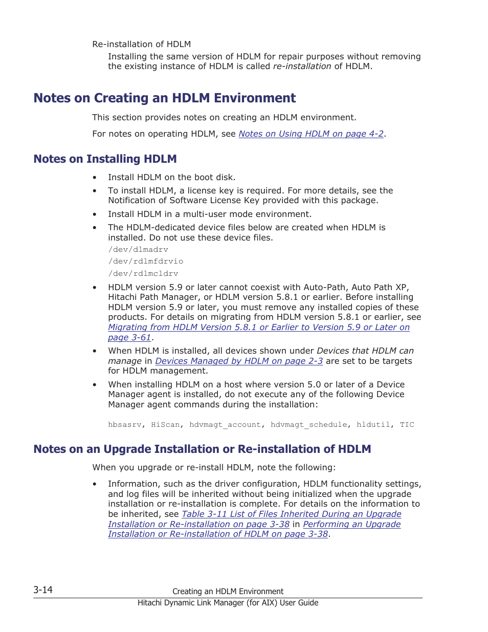 Notes on creating an hdlm environment, Notes on installing hdlm, Notes on creating an hdlm environment -14 | Notes on installing hdlm -14 | HP XP Racks User Manual | Page 80 / 504