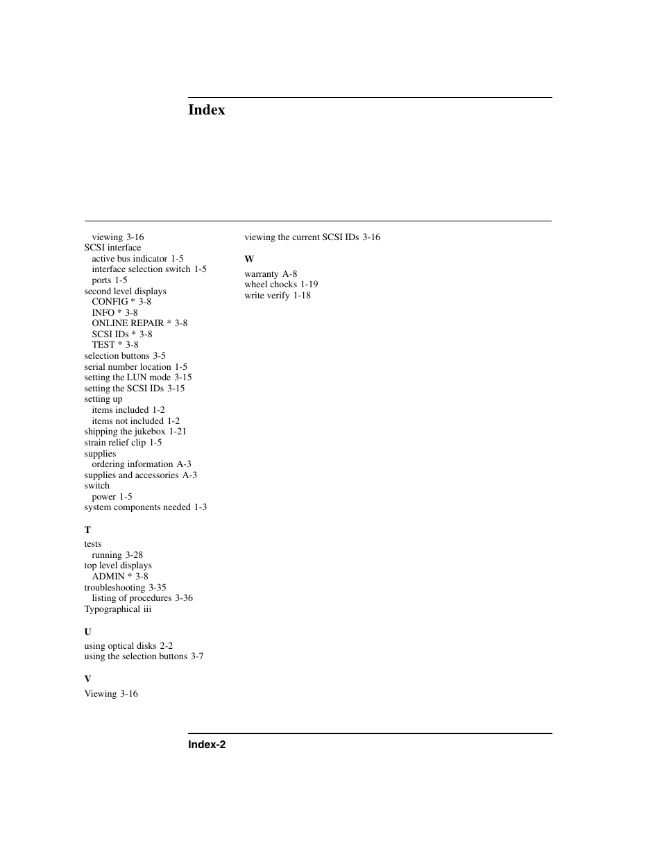Index | HP Optical Jukeboxes User Manual | Page 120 / 120
