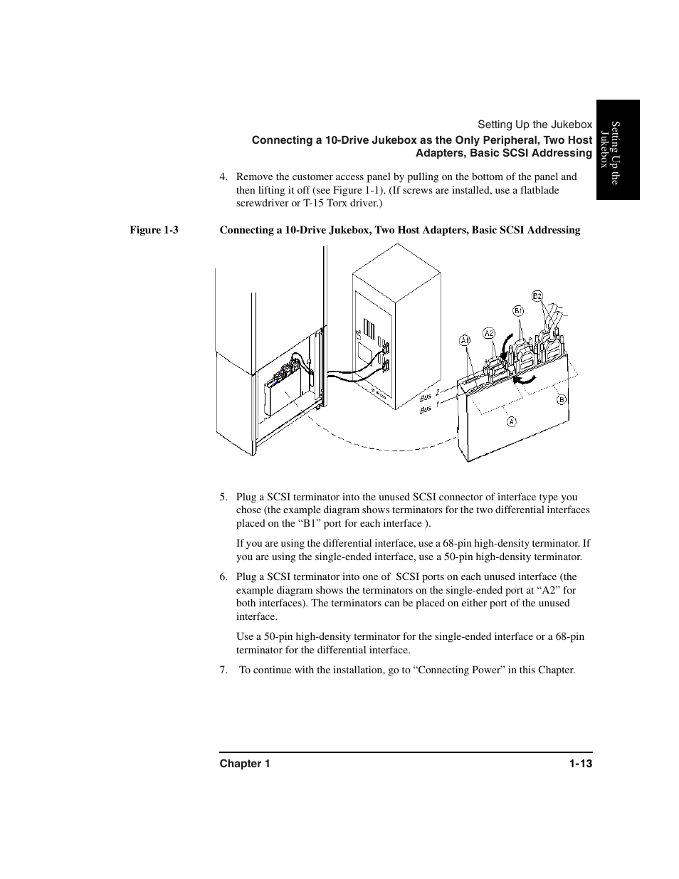 Basic scsi addressing -13 | HP Optical Jukeboxes User Manual | Page 25 / 120