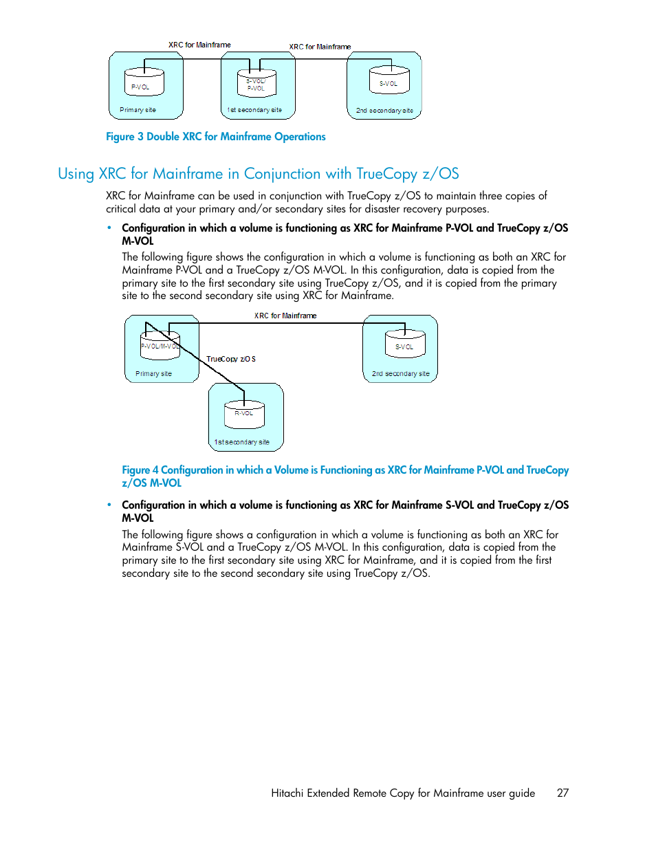 Double xrc for mainframe operations | HP StorageWorks XP Remote Web Console Software User Manual | Page 27 / 48