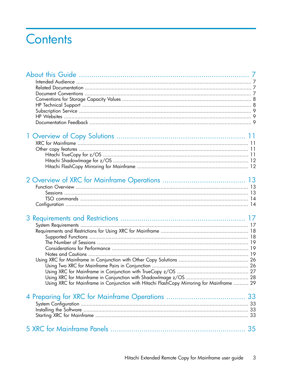 HP StorageWorks XP Remote Web Console Software User Manual | Page 3 / 48