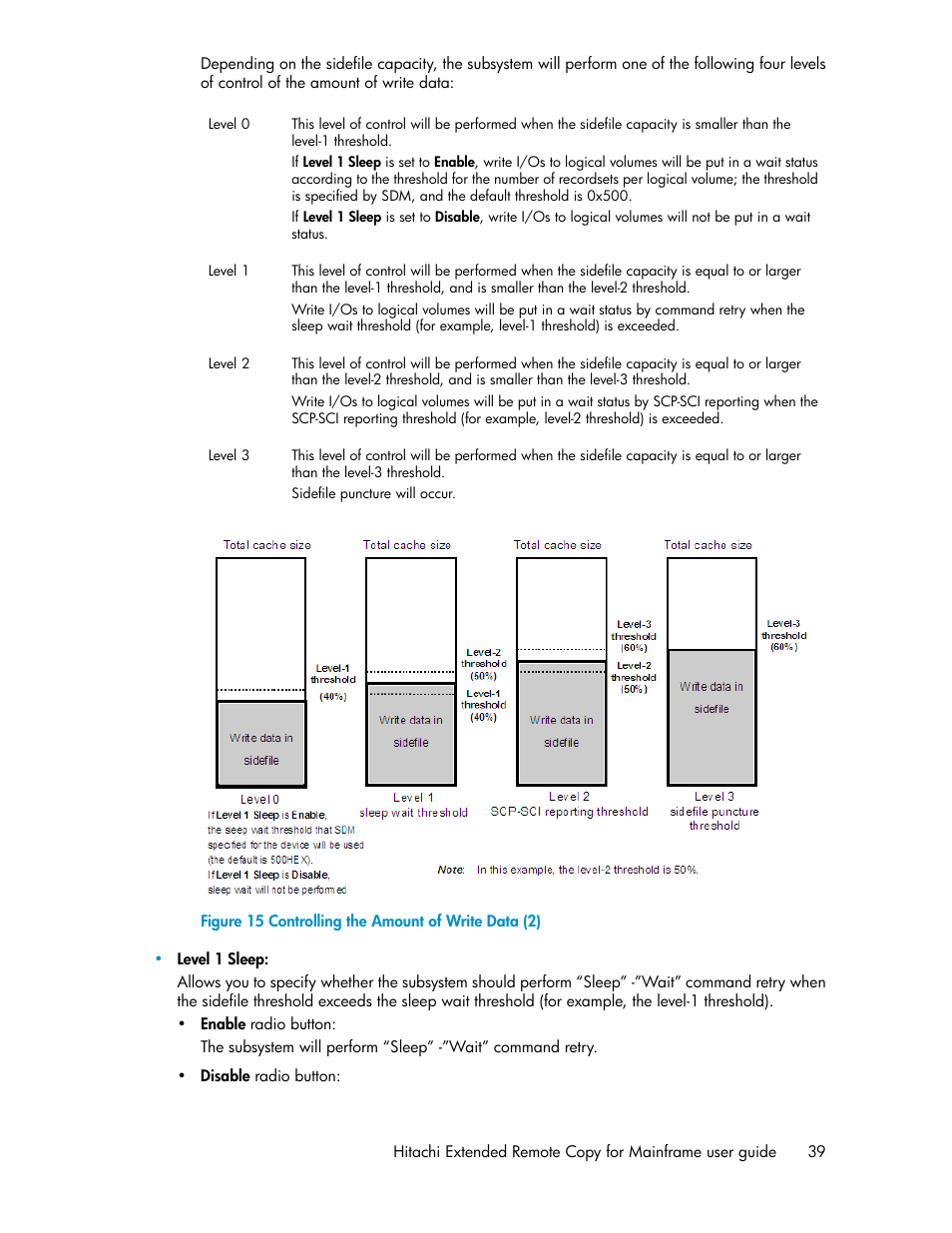 Controlling the amount of write data (2) | HP StorageWorks XP Remote Web Console Software User Manual | Page 39 / 48